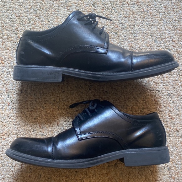 Bruno Marc Men's Black Leather Lined Dressed Oxford Shoes Classic Lace Up Formal - Picture 4 of 7